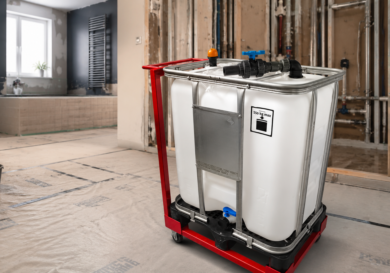 Wastebox – mobiler Abwasserbehälter